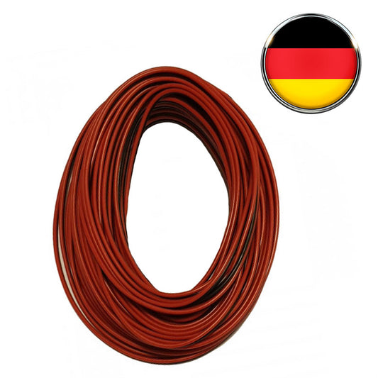 0,25 mm² Doppellitze, Zweifach, LiFY, PVC, 10m, schwarz und rot, flach