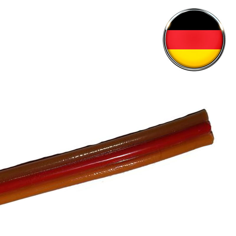 Graupner Farbe, Servokabel, Servolitze 1m - 100m auf Rolle, Querschnitt: 0,14 mm², 0,25 mm², braun, rot, orange, flach
