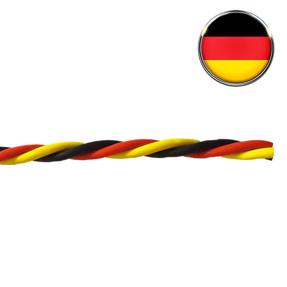 Multiplex Farbe, Servokabel, Servolitze, 1m - 100m, Querschnitt: 0,25 mm², gelb, rot, schwarz, verseilt
